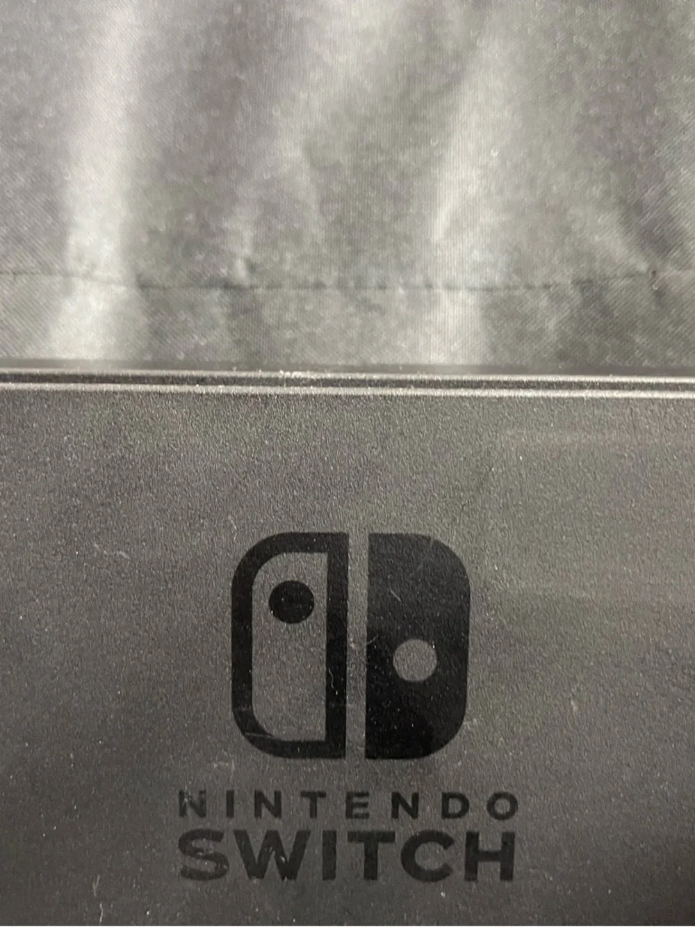 Nintendo Black Switch Dock with Subtle Logo